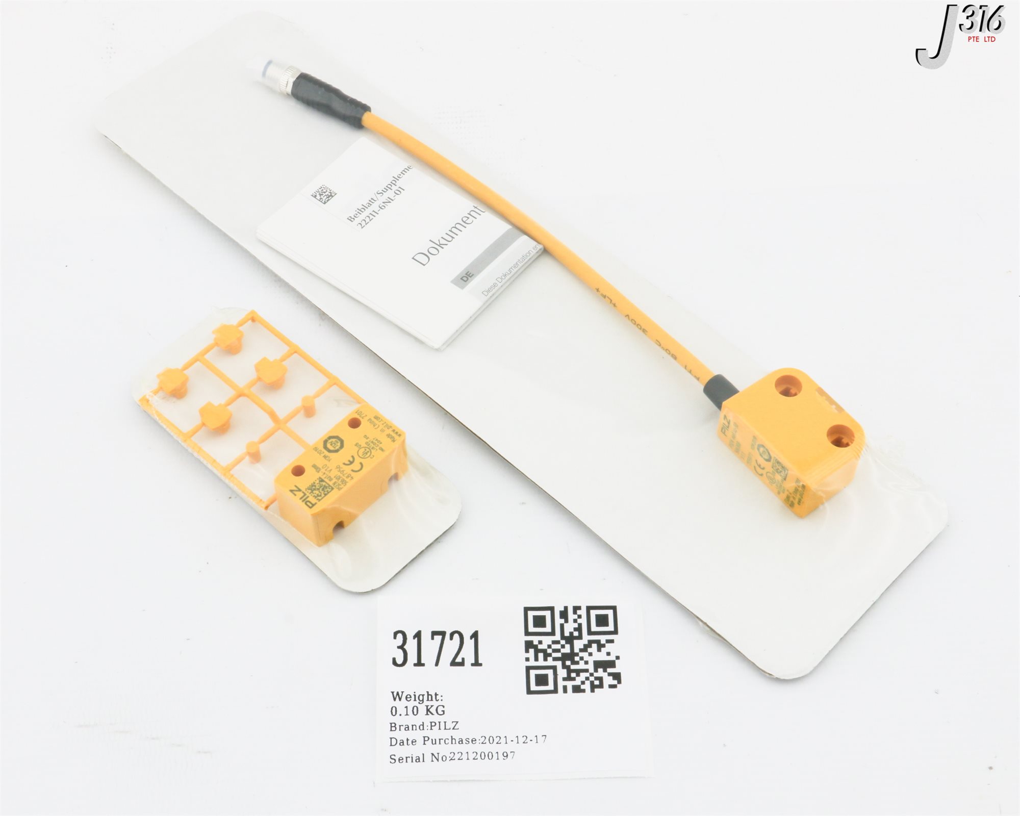 タケ 31721 PILZ MAGNETIC SAFETY SW (NEW) PSEN PSEN MA1.4P-50/PSEN MA1.4